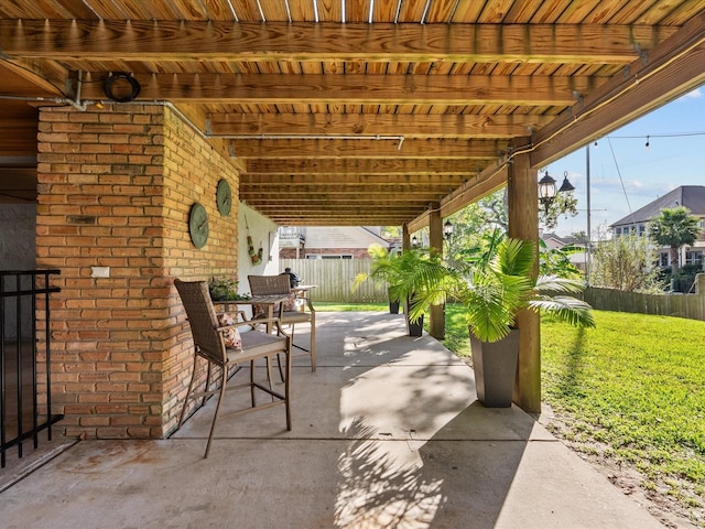 view of patio / terrace