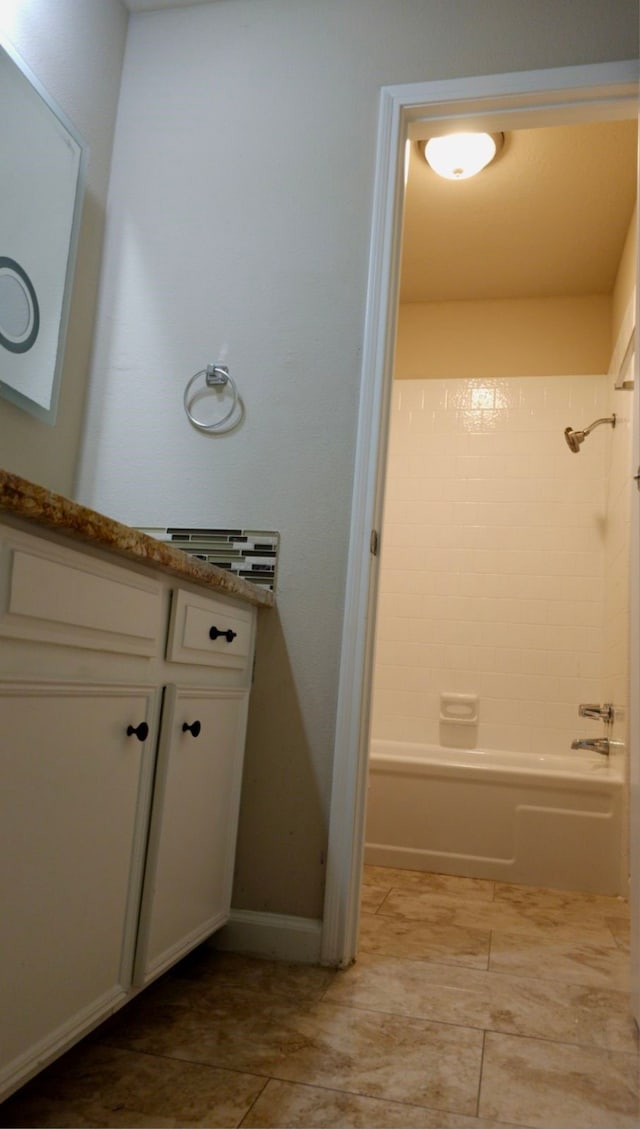 bathroom featuring  shower combination