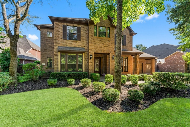 view of front of house featuring a front yard