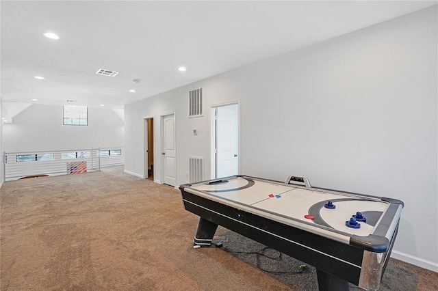 playroom featuring carpet flooring