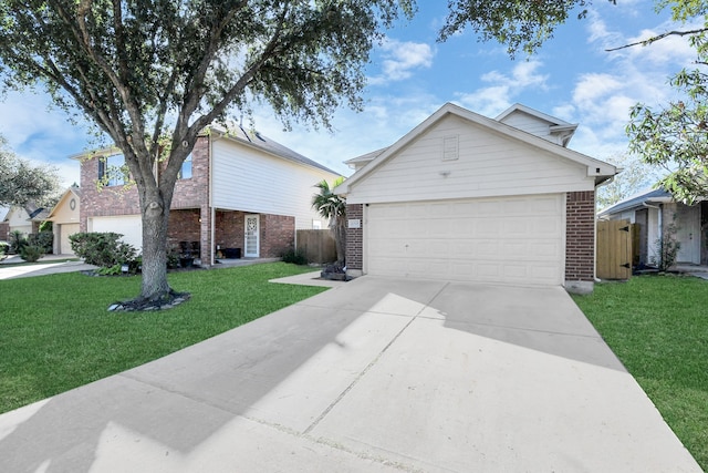 view of front of house with a front yard