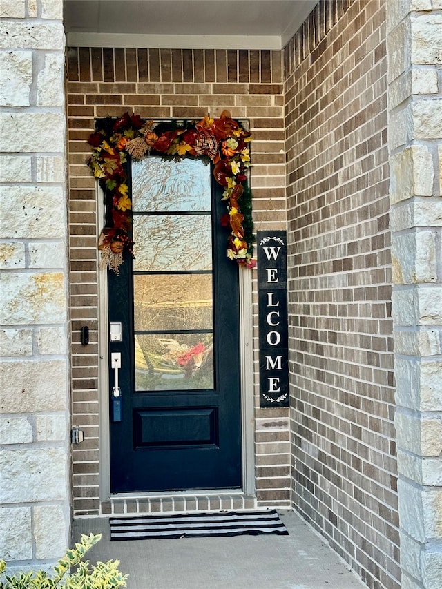 view of entrance to property