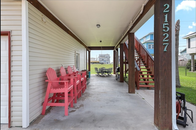 view of patio