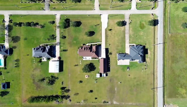 drone / aerial view featuring a rural view