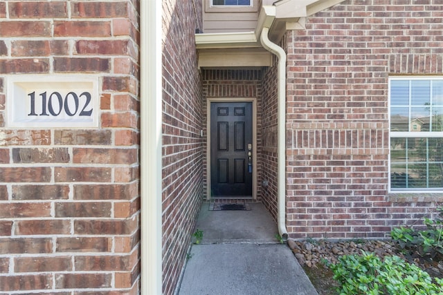 view of entrance to property