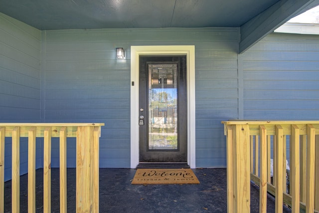 view of entrance to property