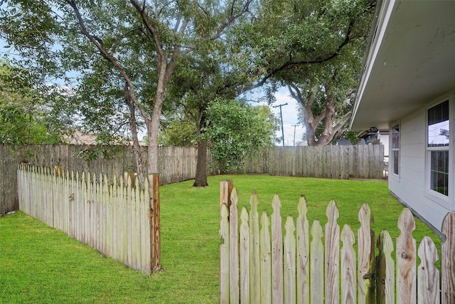 view of yard