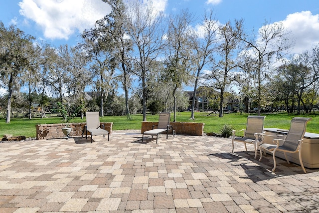 view of patio