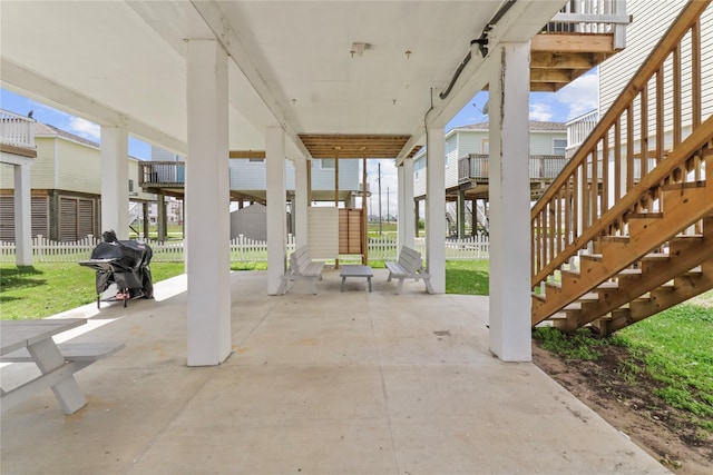 view of patio / terrace featuring grilling area