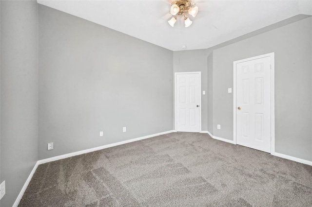 empty room with carpet floors