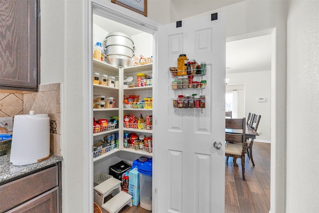 view of pantry