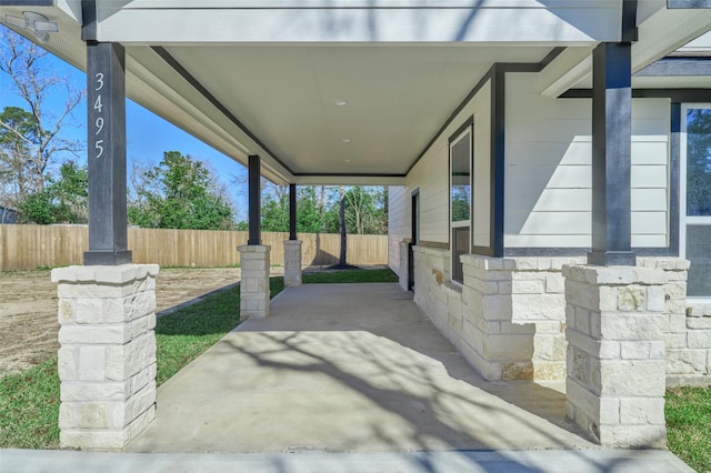 view of patio