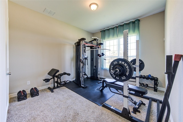 view of exercise room