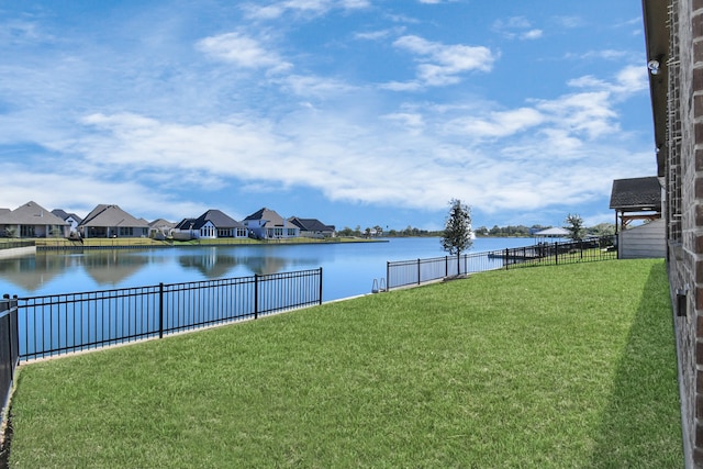 view of water feature