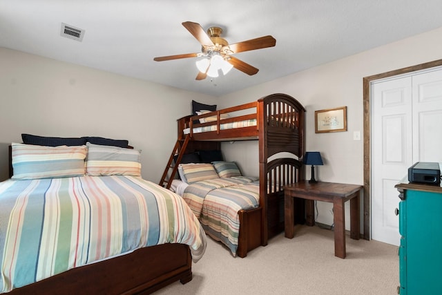 172 Little Dove, Livingston, TX 77351 - carpeted bedroom with ceiling fan