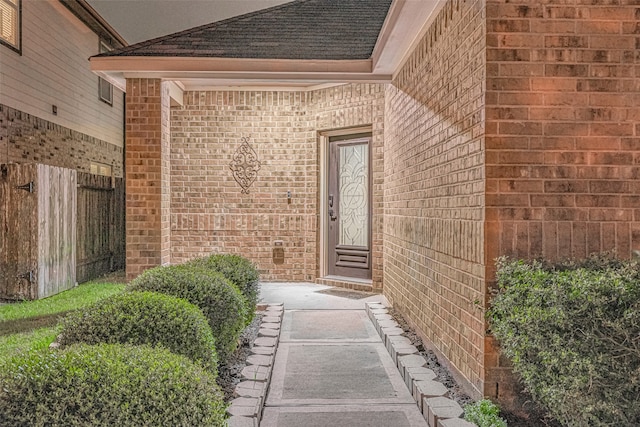 view of property entrance