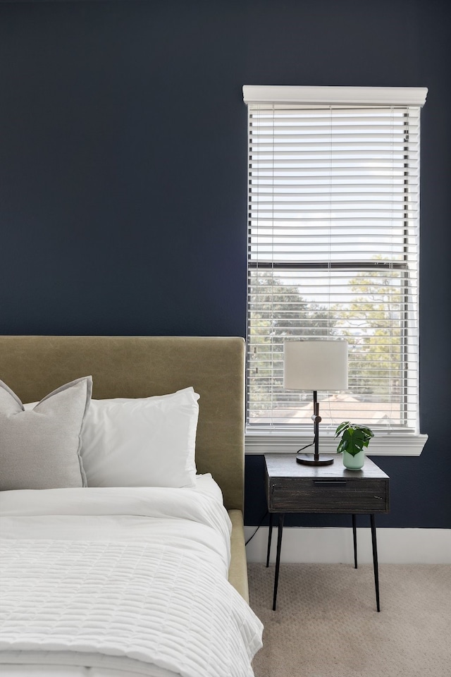 bedroom featuring carpet floors