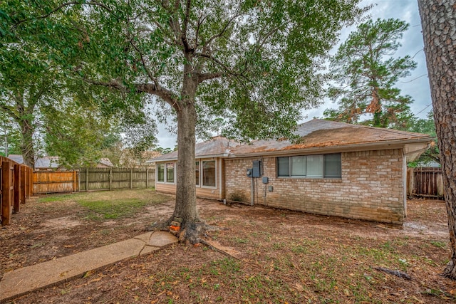 view of rear view of property