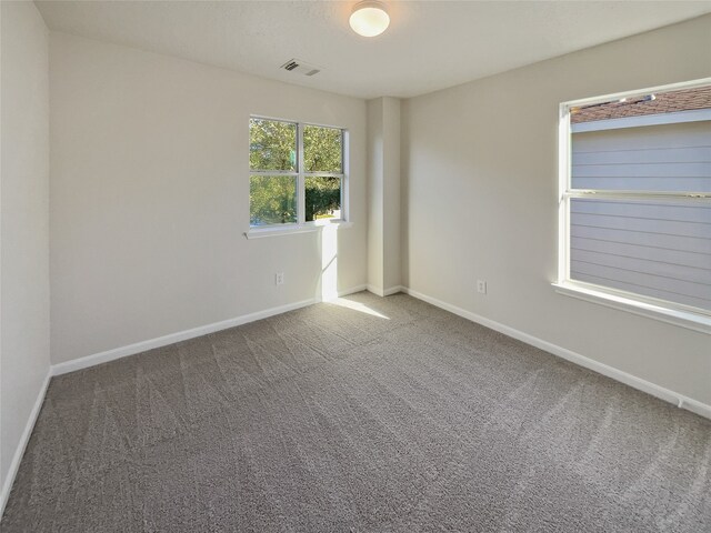 spare room featuring carpet flooring