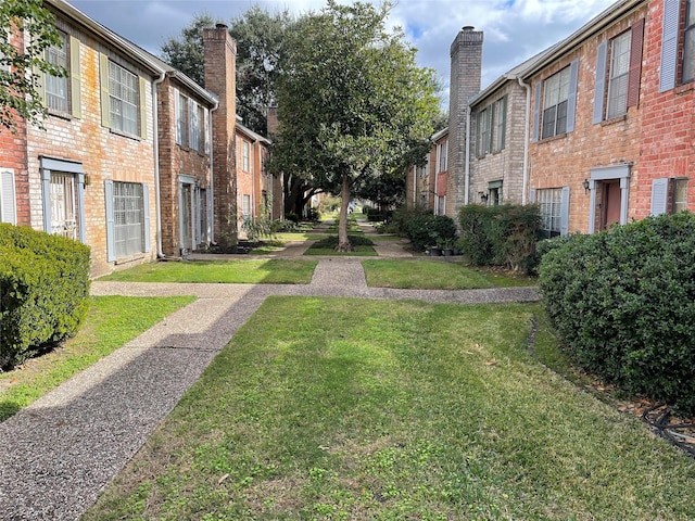 surrounding community featuring a lawn