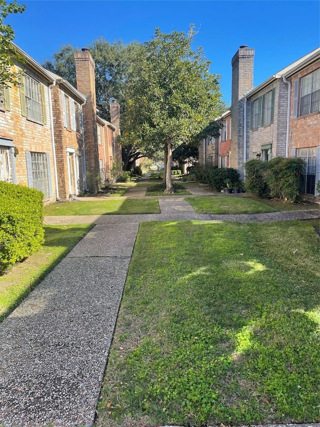 exterior space featuring a yard