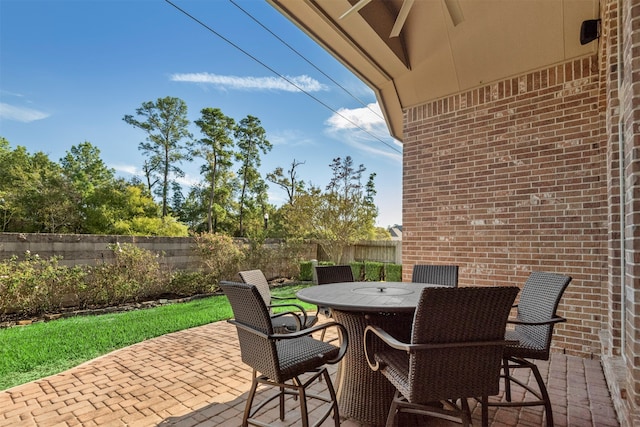 view of patio