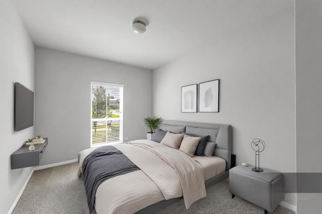 bedroom featuring carpet flooring