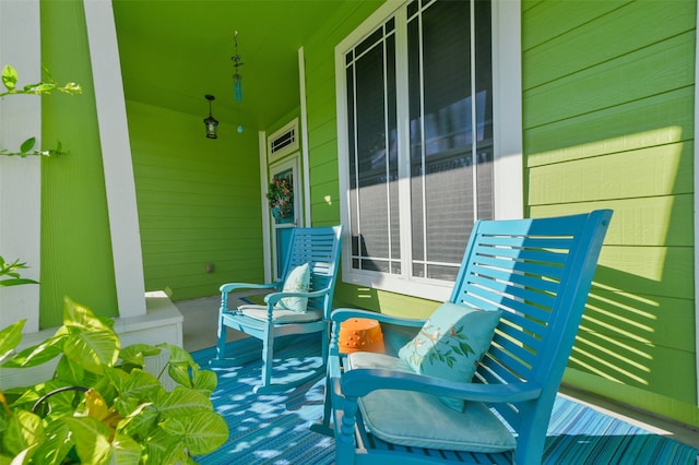 view of patio / terrace featuring covered porch