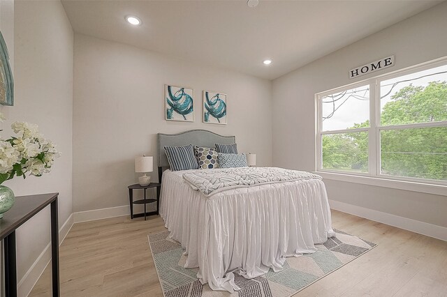 3837 Mainer St, Houston, TX 77021 - bedroom featuring light wood-type flooring