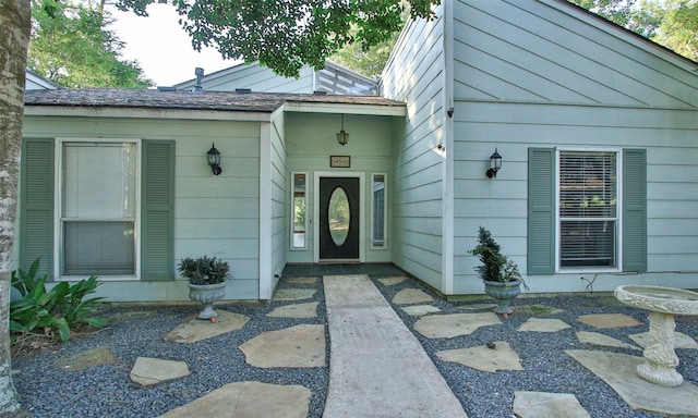 view of entrance to property