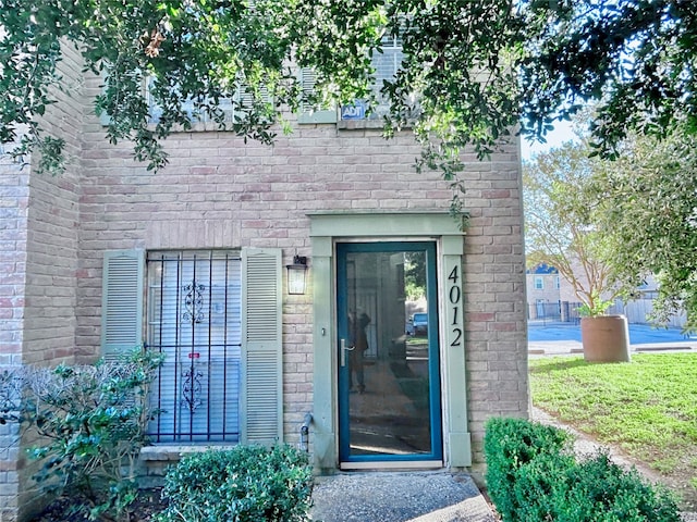 view of entrance to property