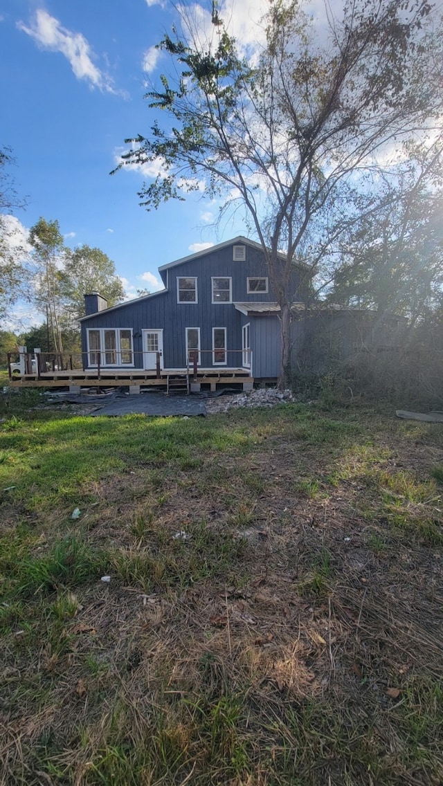 view of back of property