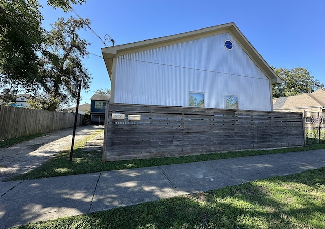 view of side of property