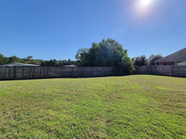 view of yard