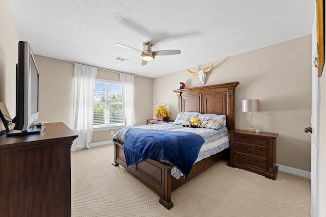 5960HIGHWAY 36 N, Bellville, TX 77418 - bedroom featuring baseboards, visible vents, and light colored carpet