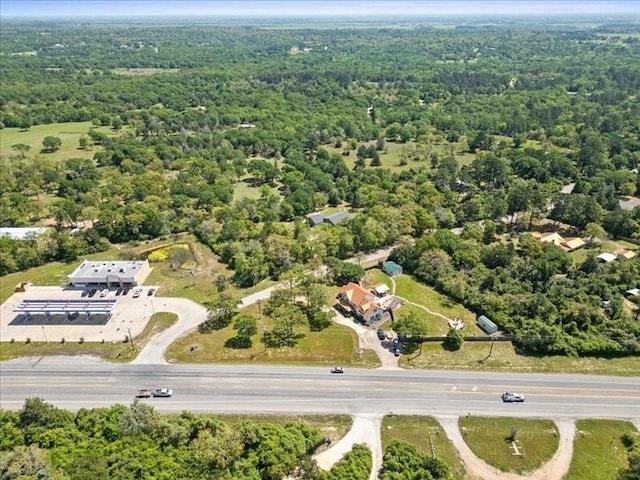 5960HIGHWAY 36 N, Bellville, TX 77418 - drone / aerial view featuring a forest view