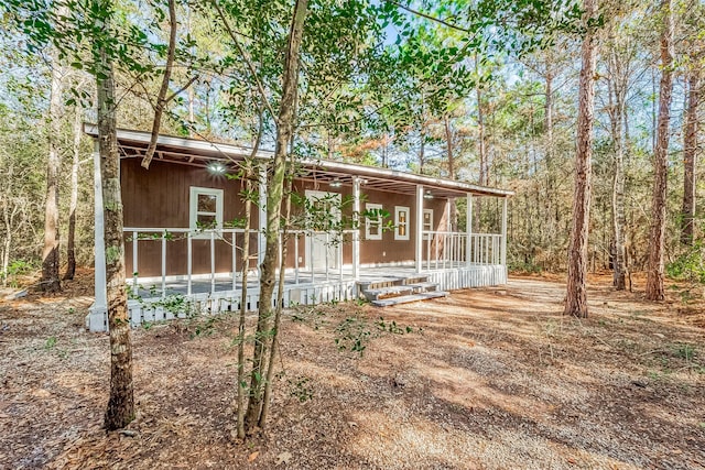 view of front of house with a porch