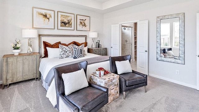 bedroom featuring carpet floors