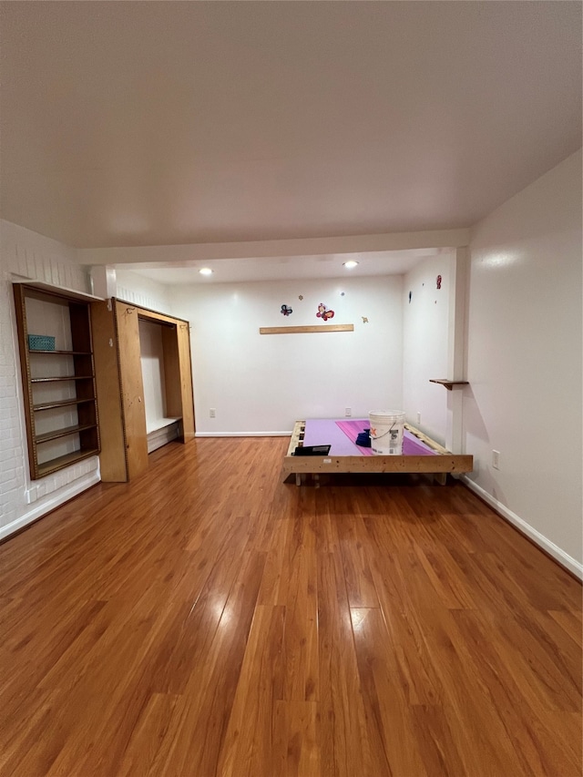 interior space featuring hardwood / wood-style flooring