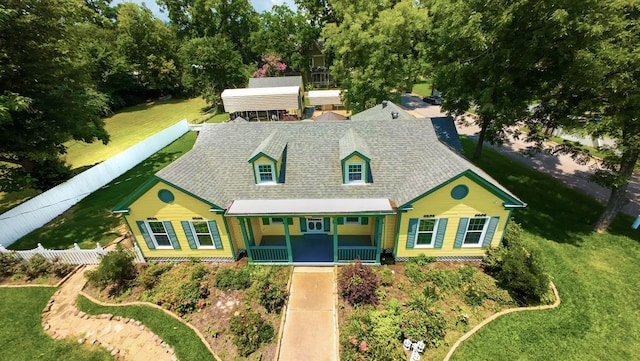 view of front of house featuring a porch