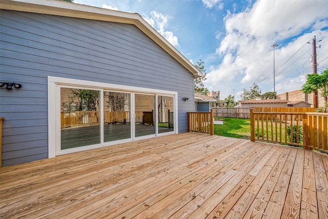 view of deck