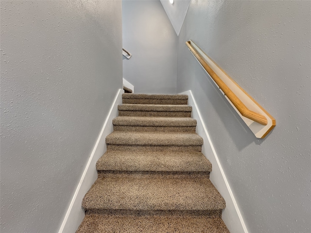 view of staircase