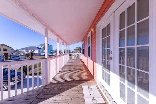 view of deck