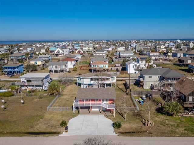 bird's eye view featuring a residential view