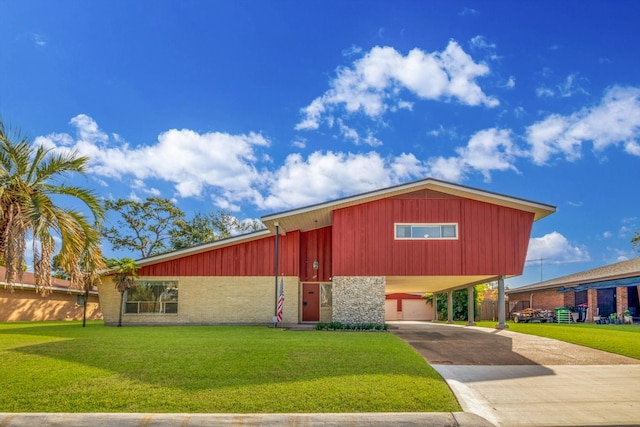 view of building exterior with a garage