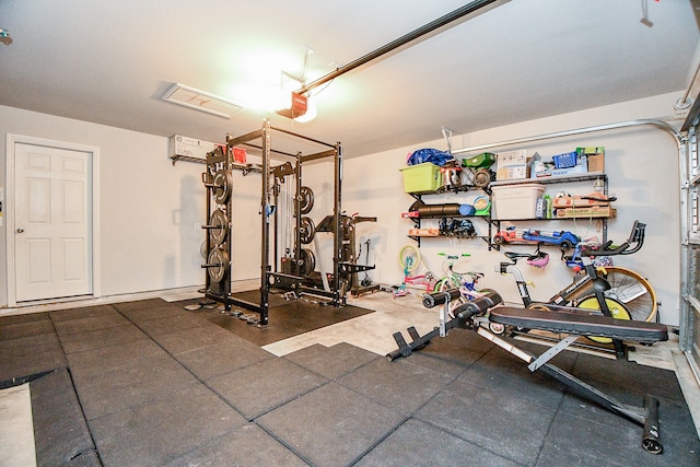 view of workout room