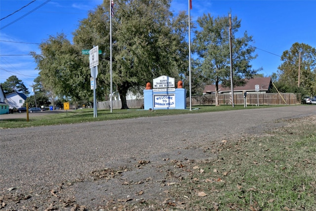 view of road