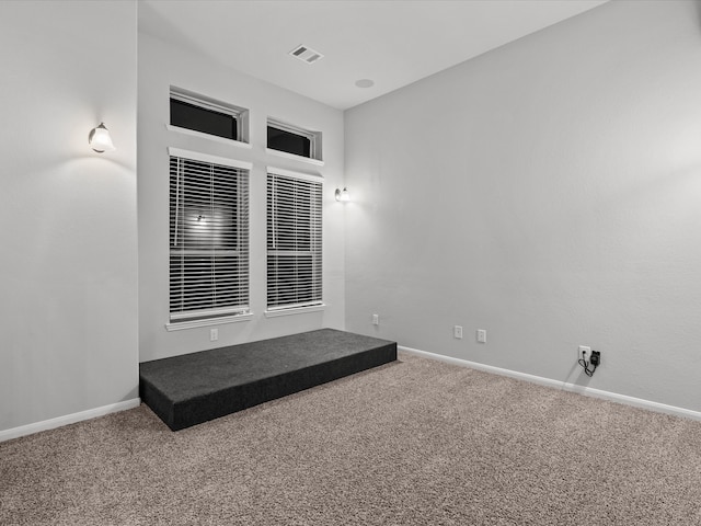 unfurnished room with carpet