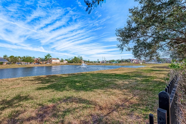 property view of water