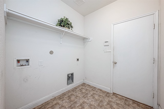 laundry room featuring hookup for a washing machine and electric dryer hookup